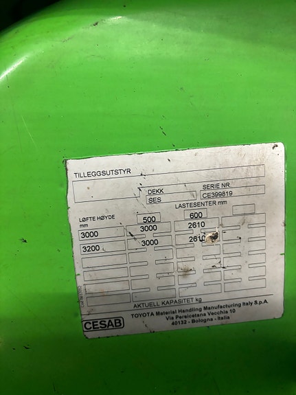 Cesab 3T Diesel truck 9 of 10