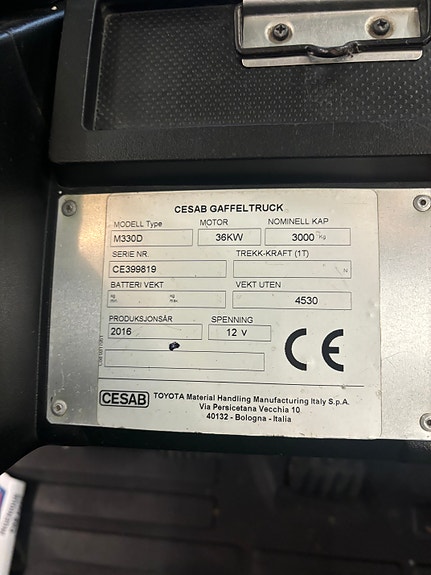 Cesab 3T Diesel truck 10 of 10