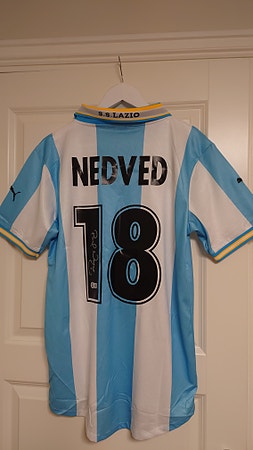 Signert Pavel Nedved Lazio fotballdrakt