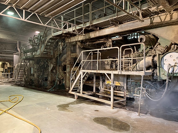 Papirmaskinen opererer 24/7, 365 dager i året.