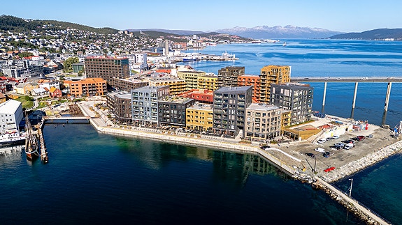 Element NOR leverer inn til en bredde av prosjekter. Her fra Vervet bydel, Tromsø.