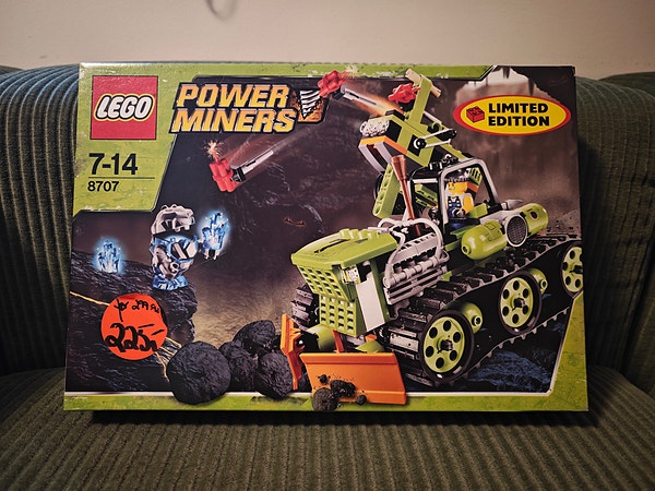 LEGO Power Miners | 8707 Boulder Blaster | %100 Helt Ny/Uäpnet l Limited Edition