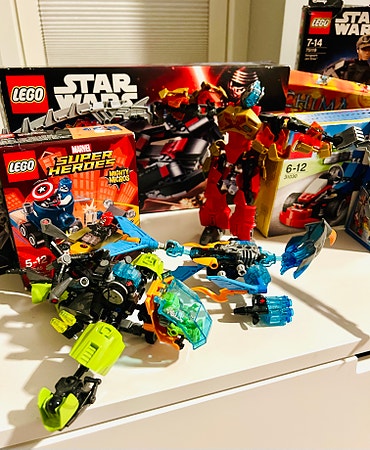 Store mengder Lego selges rimelig