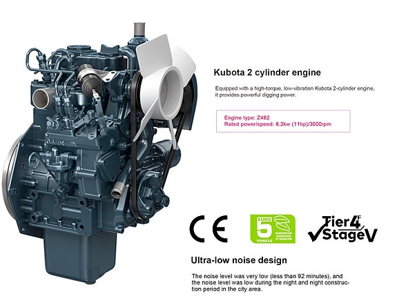 Rippa R06 ECO – Mikrograver (747 mm bred) – Kubota Z482 – Perfekt for trange områder 5 of 5