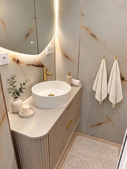 Flott penthouse med 3 soverom, 60 m² terrasser og utsikt over golfbanen