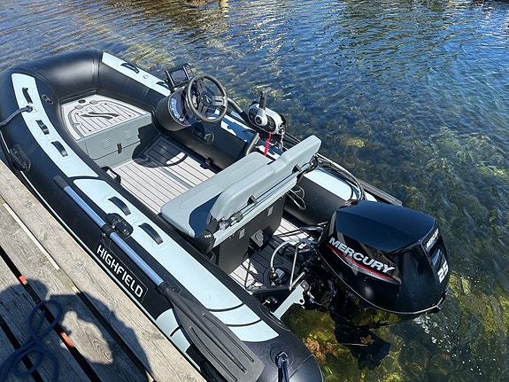 2026 Highfield 340 Classic powered by Mercury F10-25 Hk Med konsoll/Uten konsoll