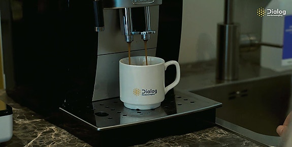 Vi har alltid kaffen klar for både kunder og ansatte!