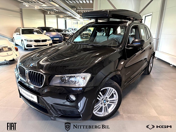 BMW X3 xDRIVE20d Navi-R.Kamera-Delskinn-Pano-Skiboks-Cruise. 2014, 189&nbsp;000 km, kr 159&nbsp;000,-