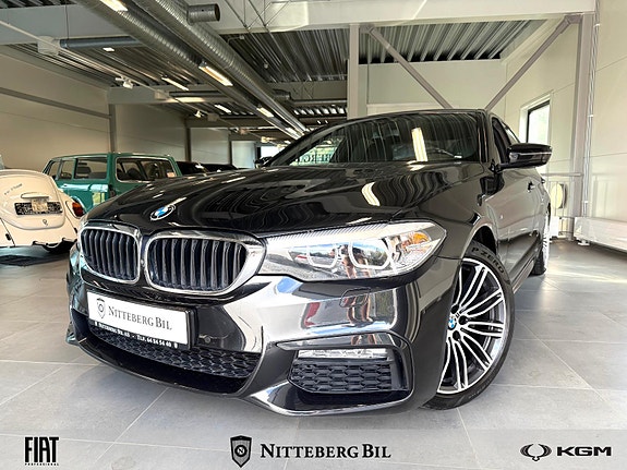 BMW 5-serie 520d xDrive M Sport-Skinn-Navi-360-R.Kamera-H.Feste. 2017, 123&nbsp;700 km, kr 365&nbsp;000,-