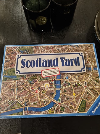 Vintage Scotland Yard brettspill - komplett