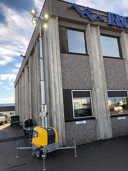 Lystårn ved Bygget på Kløfta