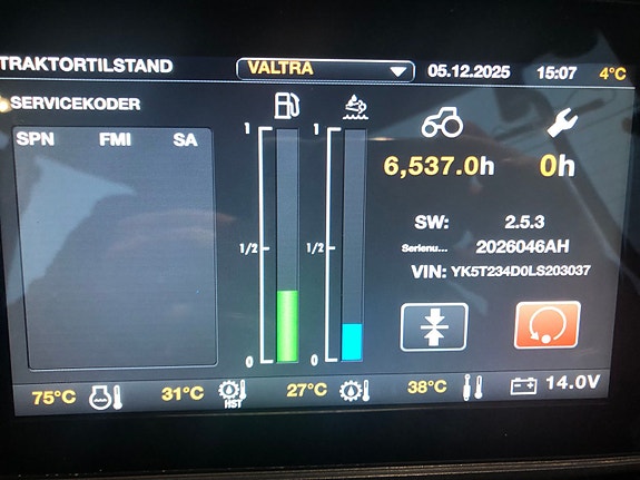 Valtra T234DST, Laster, GPS, Front.hyd 2020, kr 1 199 000,-