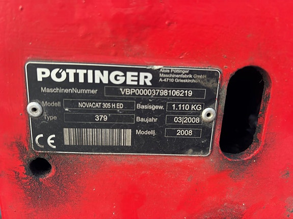 Pøttinger Novacat 305 ED 2008, kr 79 000,-