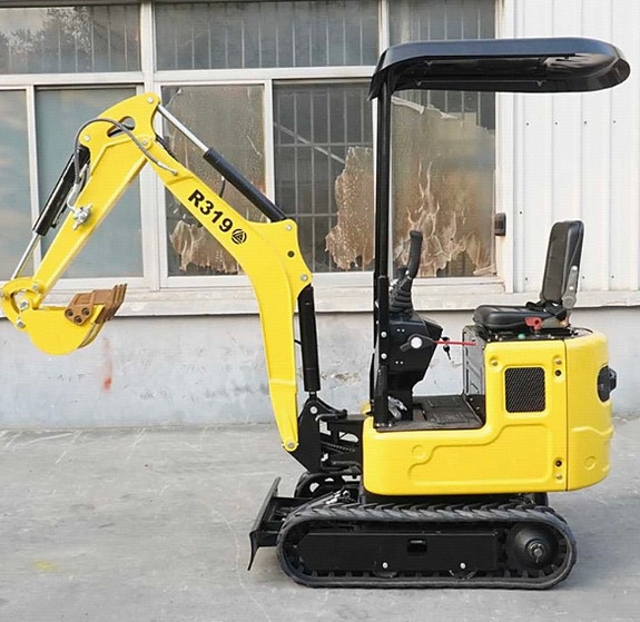 Rippa Kempetilbud! 1Tonn minigraver med breibare belter og sving på bom!