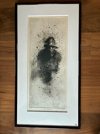 MORTEN THORESEN *etsing fra 1985 *signert