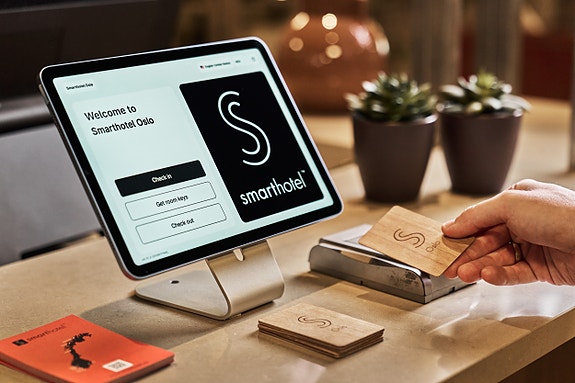 sjekk inn Ipad Smarthotel