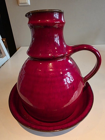 Töpferhof fat lava vase/mugge til salgs!