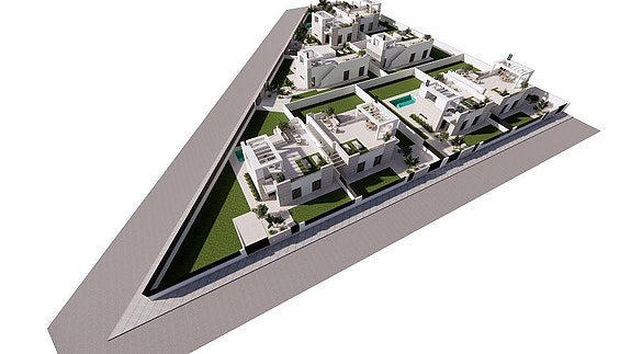 Ny villa på ett plan | Stor tomt, privat basseng og takterrasse med utekjøkken