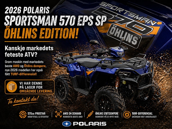 Polaris Sportsman 570 EPS SP Öhlins - TURF!