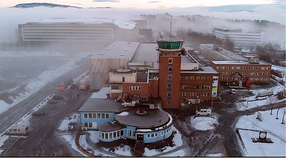 Sett fra syd mot nord