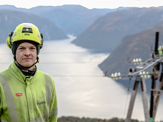 Montør i Sogndal på jobb