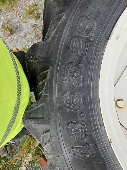 Sprøytehjul 16.9-38 og 13..6-28 inkl. AB dual tvillingmontasje