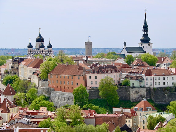 Nydelig utsikt over Tallinn