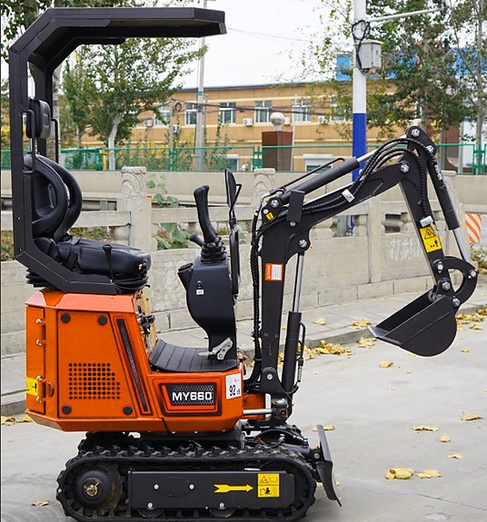 Attack 660 kg minigraver 86 cm bredde på understell