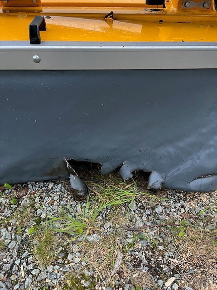 Brukt Elho NK 3300 VC trepunkt slåmaskin 7 of 8