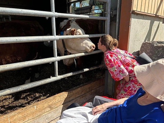 Vi drar på mye turer som er både kjekt for lagspillere og beboere