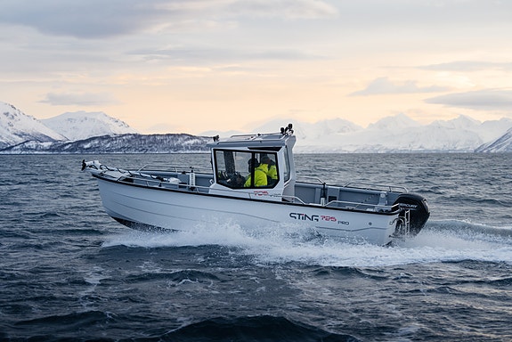 Sting Pro 725 Cabin m/Mercury 115 CT – Lagertømming