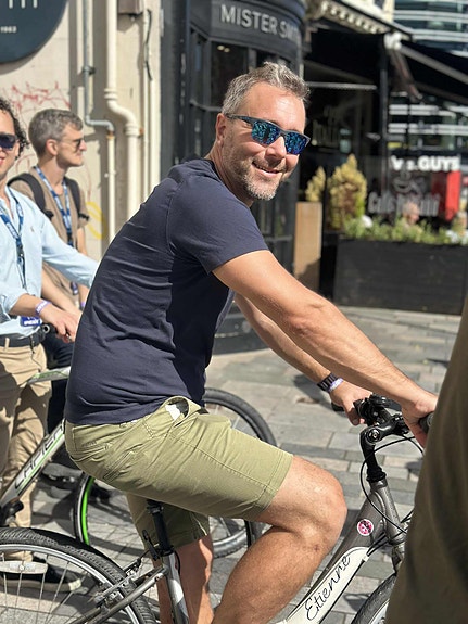 Hils på Thomas- trivelig type og potensiell kollega på Brevik!