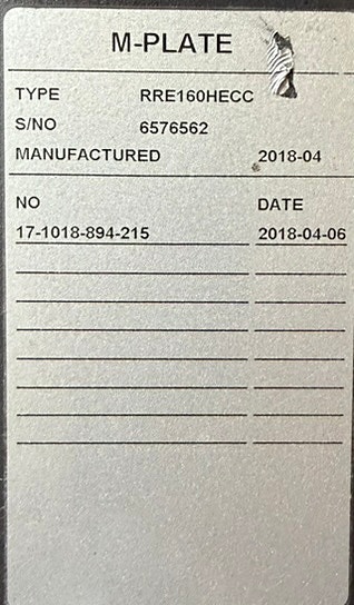 Toyota RRE160HECC 18 of 19