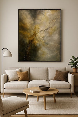 Original maleri «Den gylne terskelen» fra EvelinA