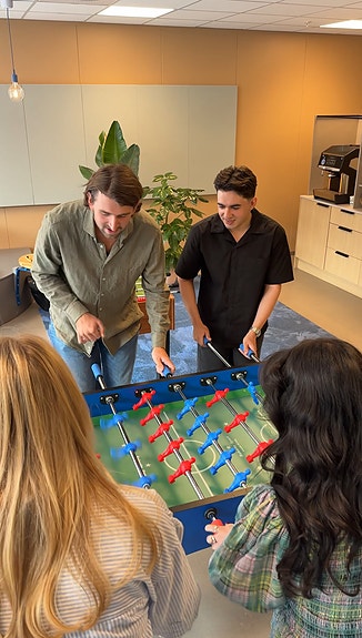 Foosball på kontoret