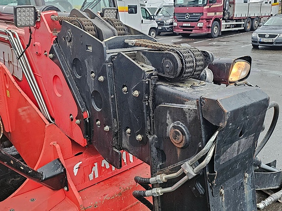 Manitou MT 1840 ST3B, 5918 timer, 2015 mod, 18 meter, Pallegaffel, Skuff, jib, 4 ton løftekapasitet. 19 of 30