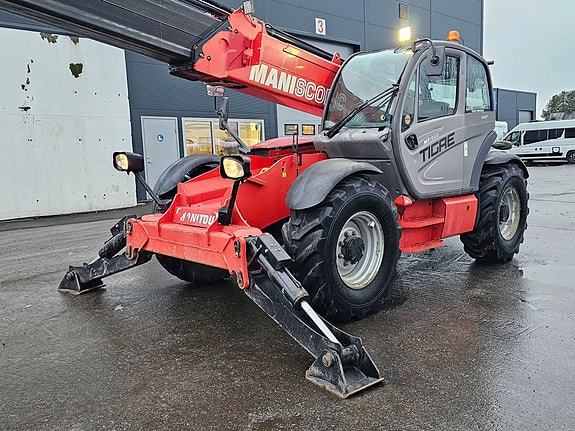 Manitou MT 1840 ST3B, 5918 timer, 2015 mod, 18 meter, Pallegaffel, Skuff, jib, 4 ton løftekapasitet. 10 of 30