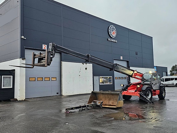 Manitou MT 1840 ST3B, 5918 timer, 2015 mod, 18 meter, Pallegaffel, Skuff, jib, 4 ton løftekapasitet. 2 of 5