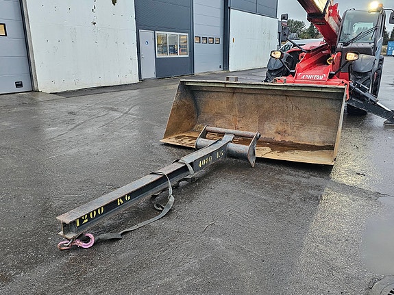 Manitou MT 1840 ST3B, 5918 timer, 2015 mod, 18 meter, Pallegaffel, Skuff, jib, 4 ton løftekapasitet. 12 of 30