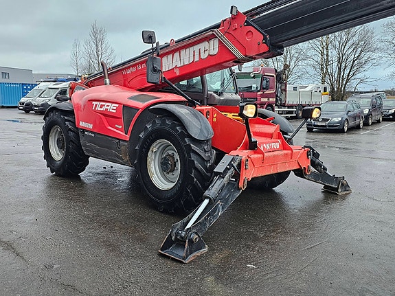 Manitou MT 1840 ST3B, 5918 timer, 2015 mod, 18 meter, Pallegaffel, Skuff, jib, 4 ton løftekapasitet. 11 of 30