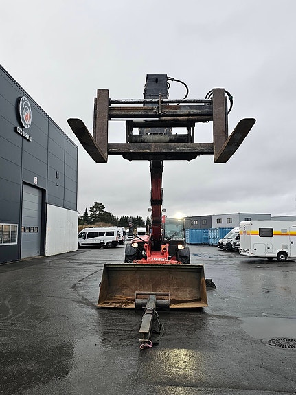 Manitou MT 1840 ST3B, 5918 timer, 2015 mod, 18 meter, Pallegaffel, Skuff, jib, 4 ton løftekapasitet. 9 of 30