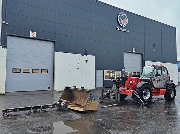 Manitou MT 1840 ST3B, 5918 timer, 2015 mod, 18 meter, Pallegaffel, Skuff, jib, 4 ton løftekapasitet. 17 of 30