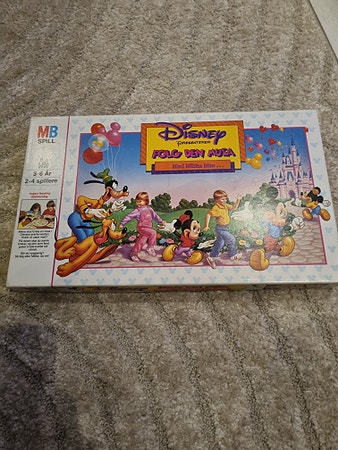 Vintage Disney "Følg den musa" - komplett brettspill