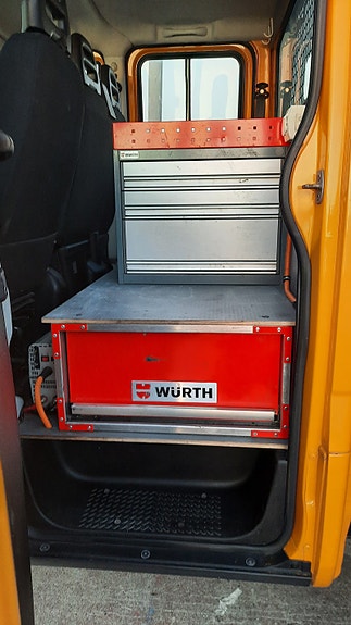 Iveco 70C18 *kran HMF 202 *plan 3.5m *INVERTER 1kW *EU-OK 16 of 28