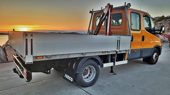 Iveco 70C18 *kran HMF 202 *plan 3.5m *INVERTER 1kW *EU-OK 5 of 28
