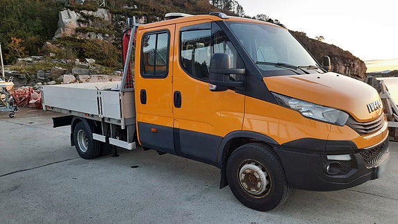 Iveco 70C18 *kran HMF 202 - T2 *plan 3.5m *INVERTER 1kW *PARABEL /EU-OK
