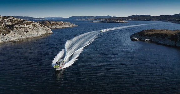 Båtkjøring med MS Ingeborg