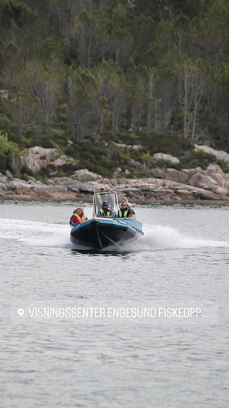 Båtkjøring i RIBB med gjester
