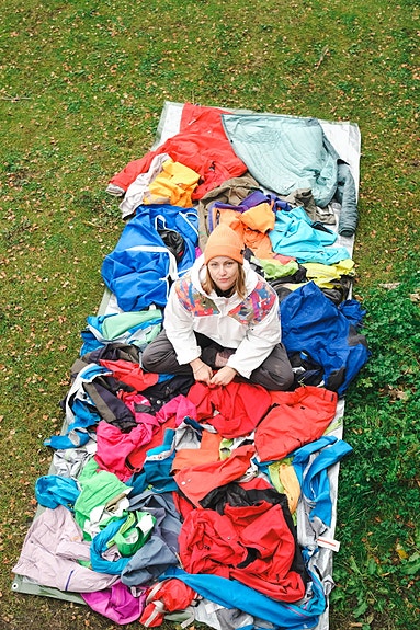 ReTuren syverksted tar imot turklær og gir de nytt liv. Foto: Oda Ruud Framstad