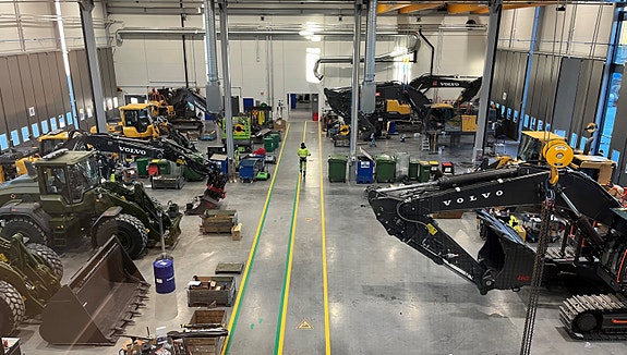 Her har vi splitter ny verkstedhall fra 2024.